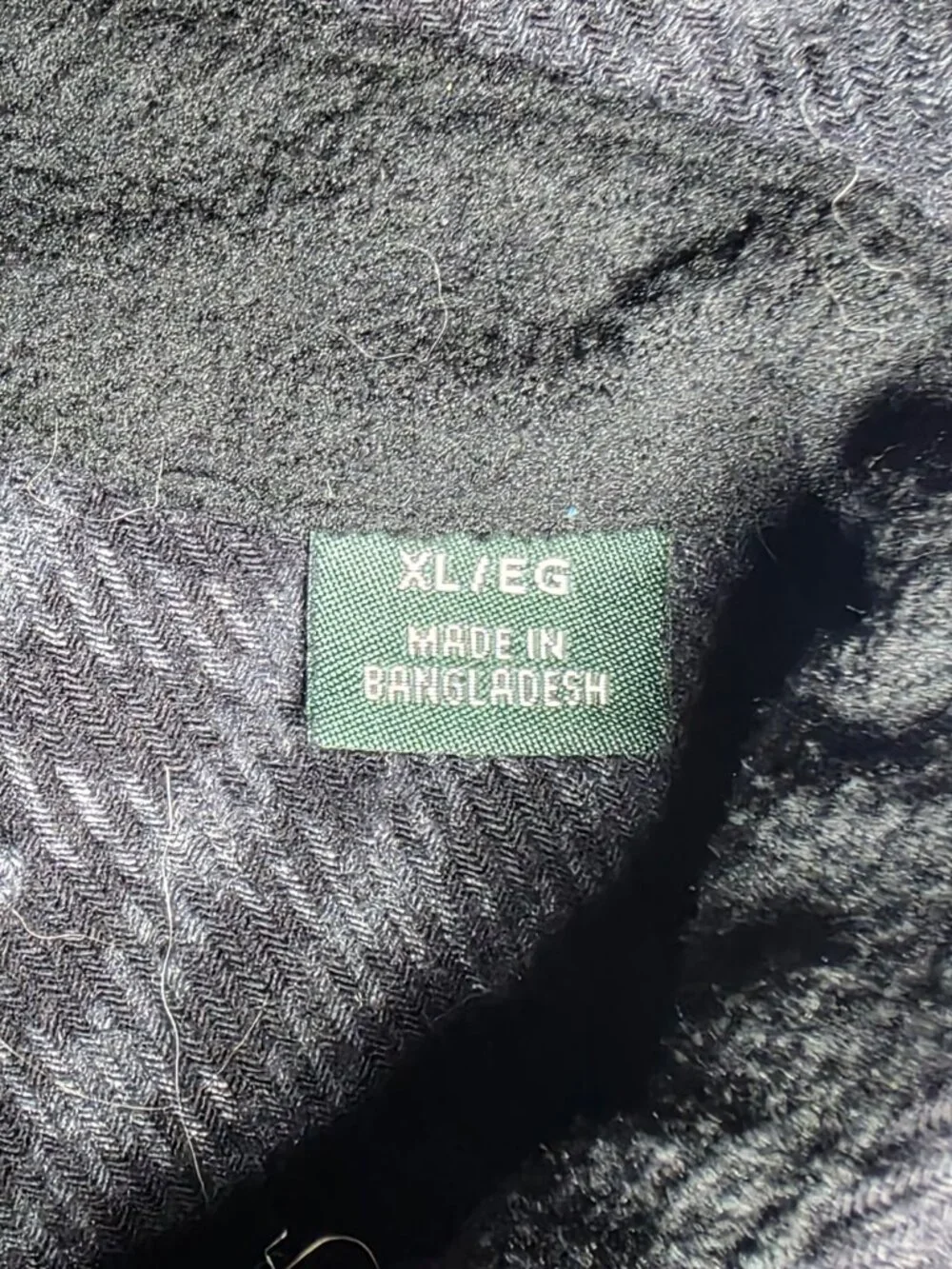 Orvis Mens Gray and Black Plaid Button Up 4 Pocket Flannel Shirt Jacket Size XL